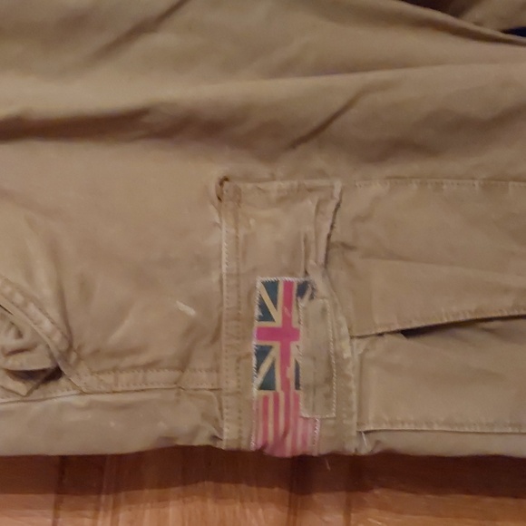 DENIM & SUPLLY RL CARGO PANTS SIZE 40 X 30 TAN KHAKI COLOR - Picture 2 of 5